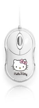 Mouse Hello Kitty Bianco